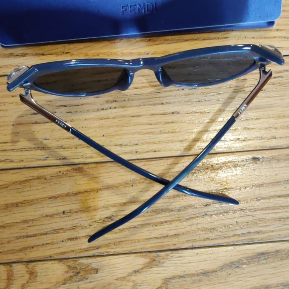 FENDI CATSEYE SUNGLASSES CRYSTAL